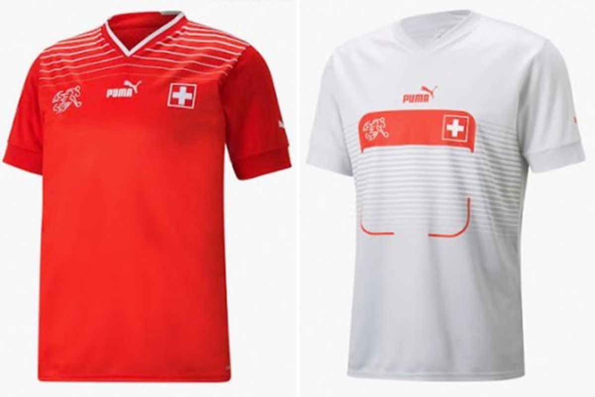 Switzerland's 2022 World Cup jerseys