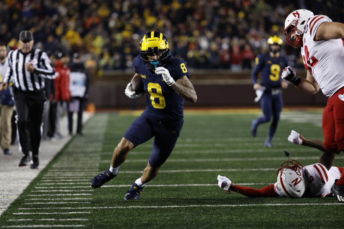Michigan Wolverines wide receiver Ronnie Bell, Nebraska Cornhuskers, Ann Arbor