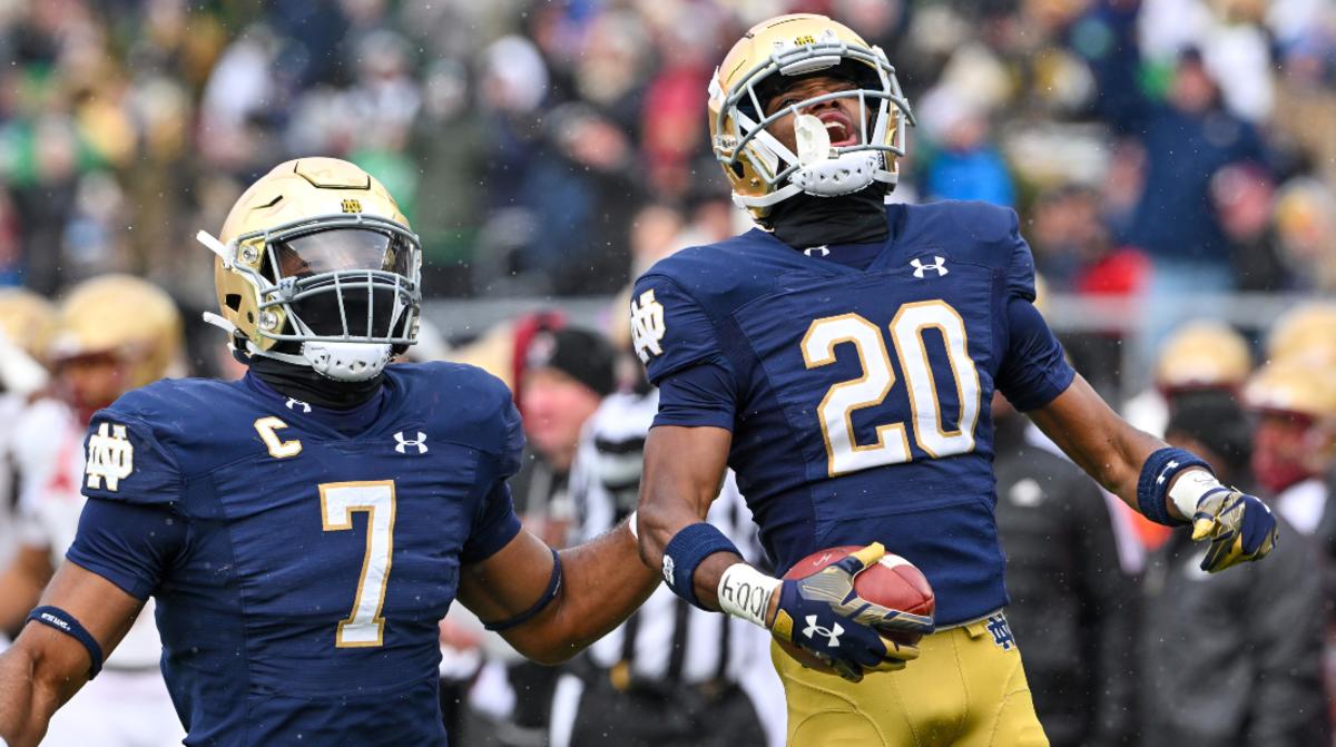 First Half Analysis Notre Dame Leads Boston College 370 Sports