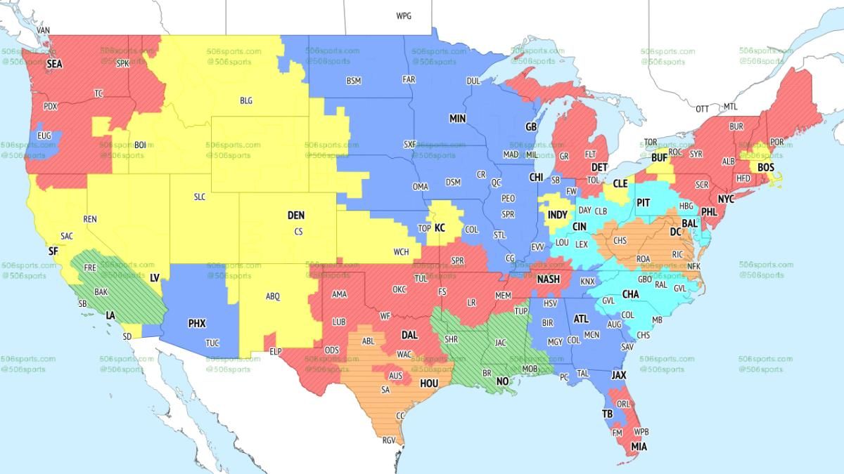 Rams-Saints projected in Green