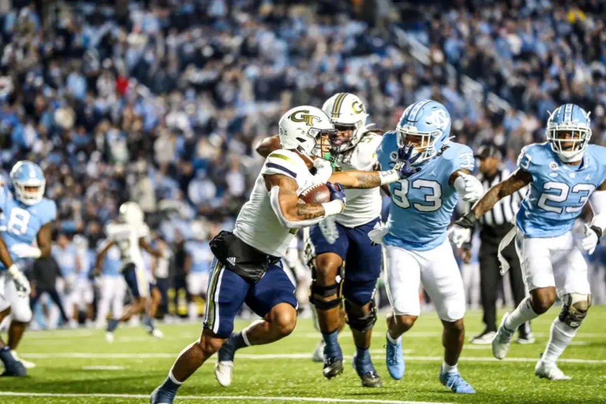 Georgia Tech running back Dontae Smith