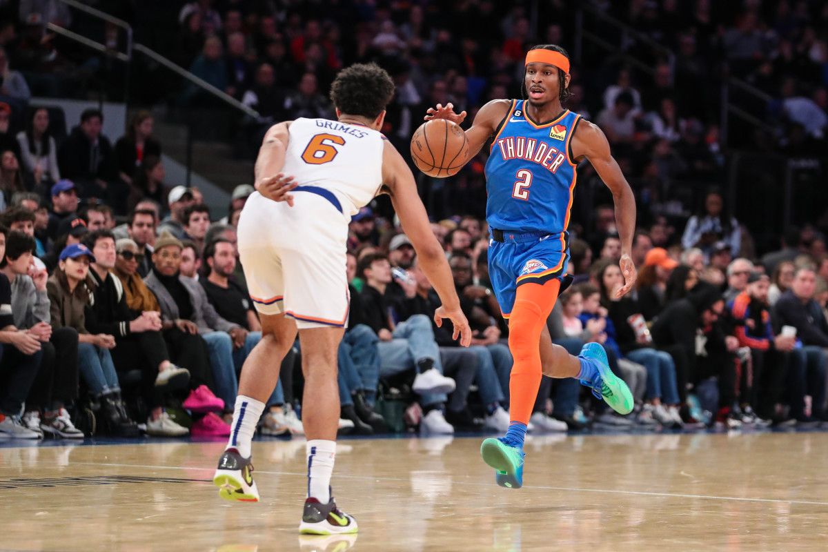 Shai Gilgeous-Alexander, Quentin Grimes, New York Knicks