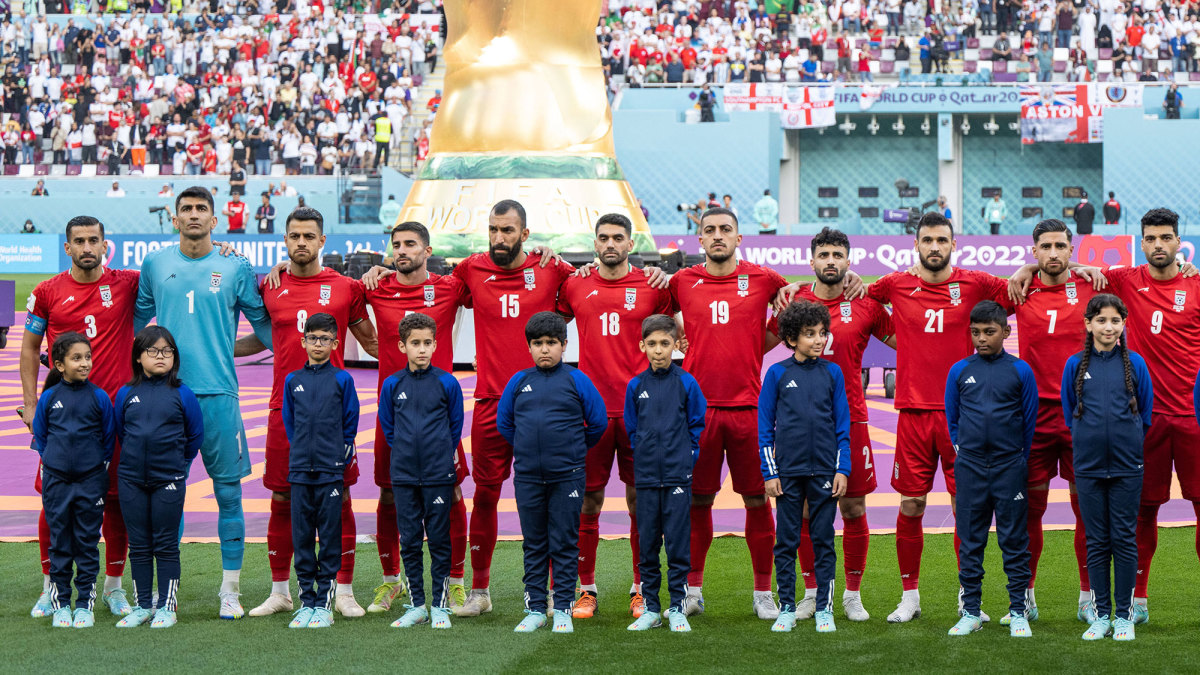 Iran players refused to sing the anthem before playing England at the World Cup