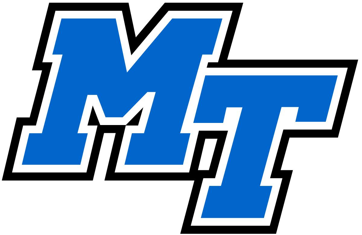 middle tennessee state university football blue raiders logo