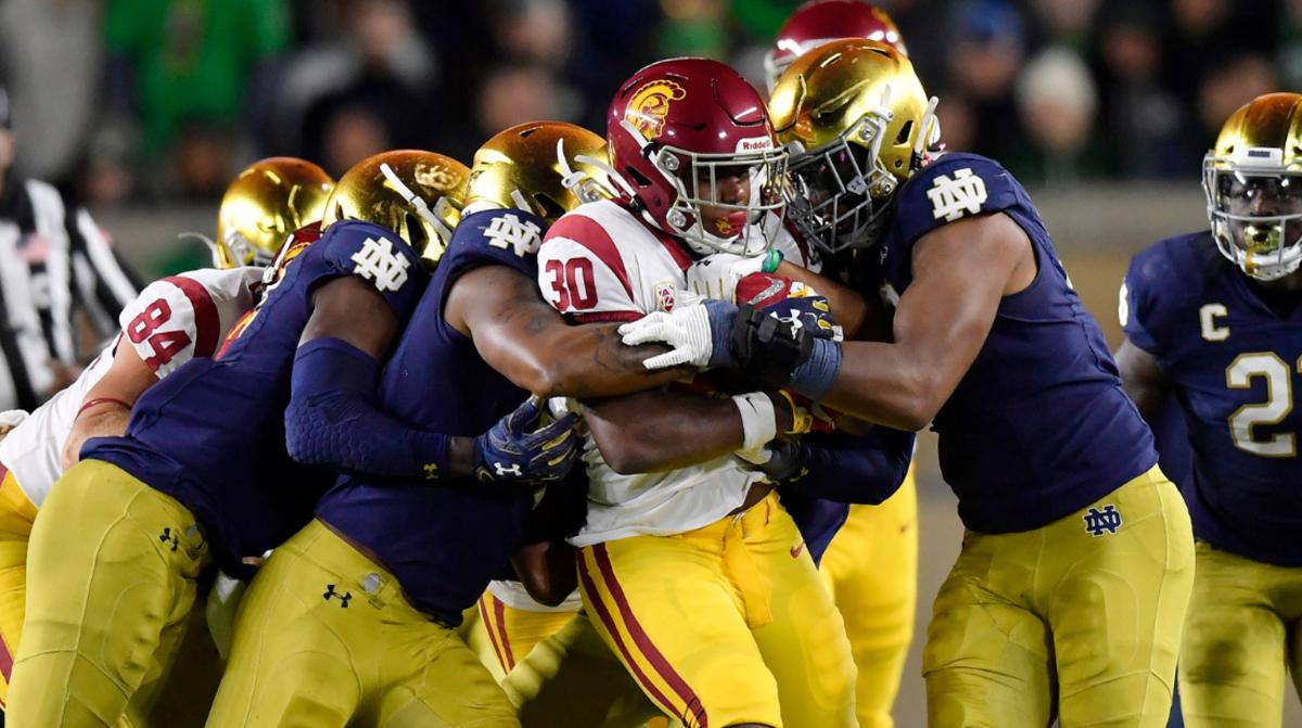 Notre Dame vs USC Series History Sports Illustrated Notre Dame