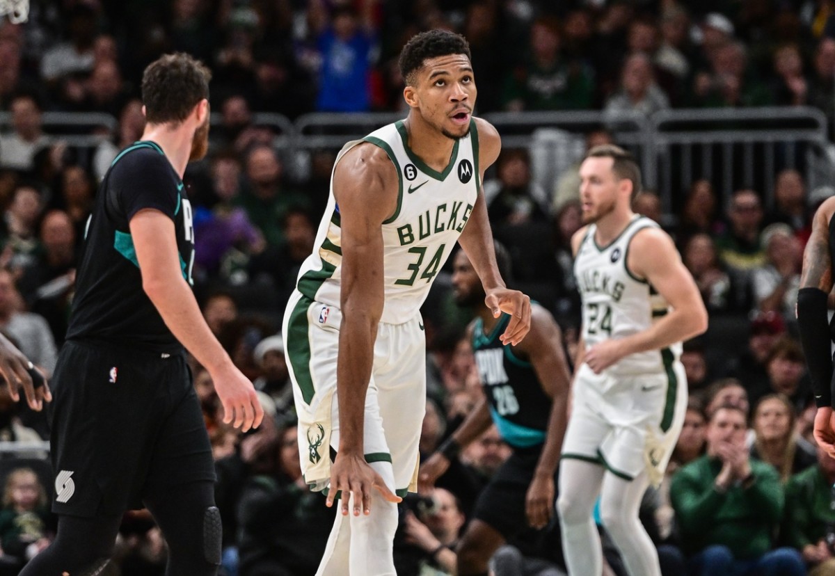 Here’s What Giannis Antetokounmpo Tweeted After The Bucks Beat The Trail Blazers