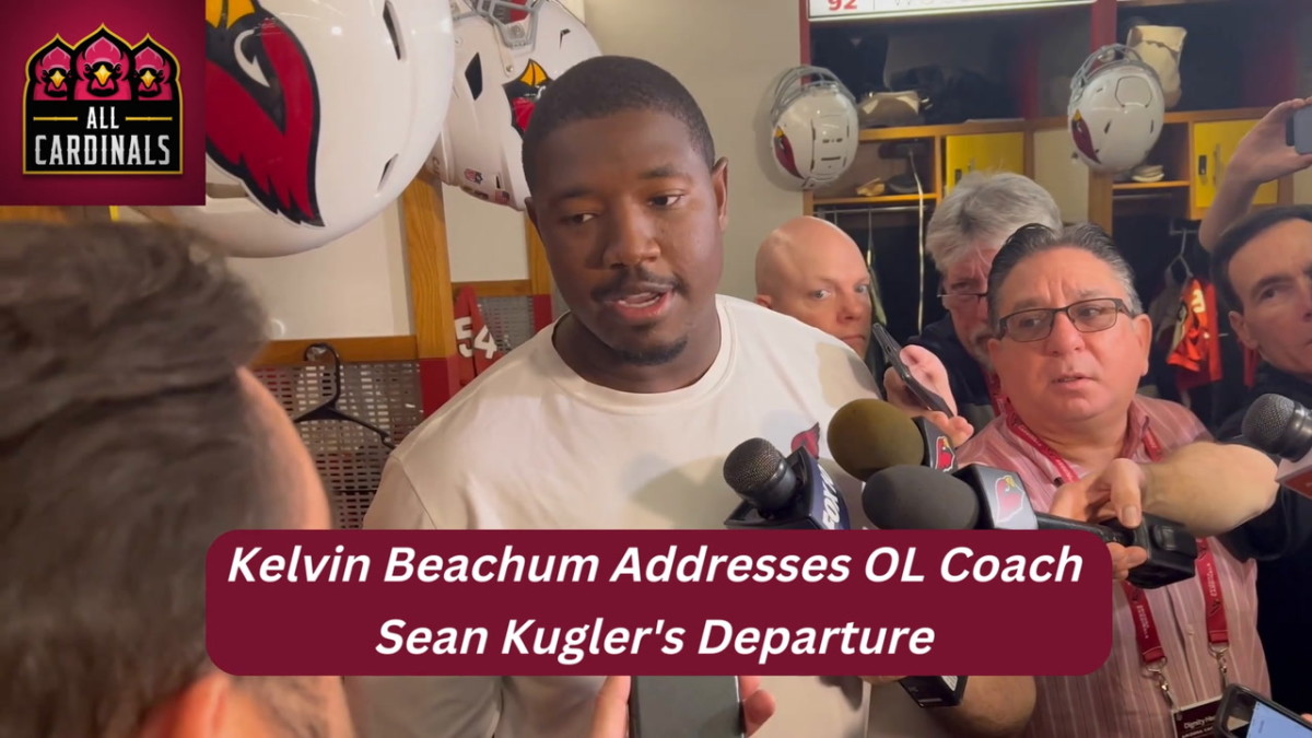 Kelvin Beachum Addresses OL Coach Sean Kugler's Departure