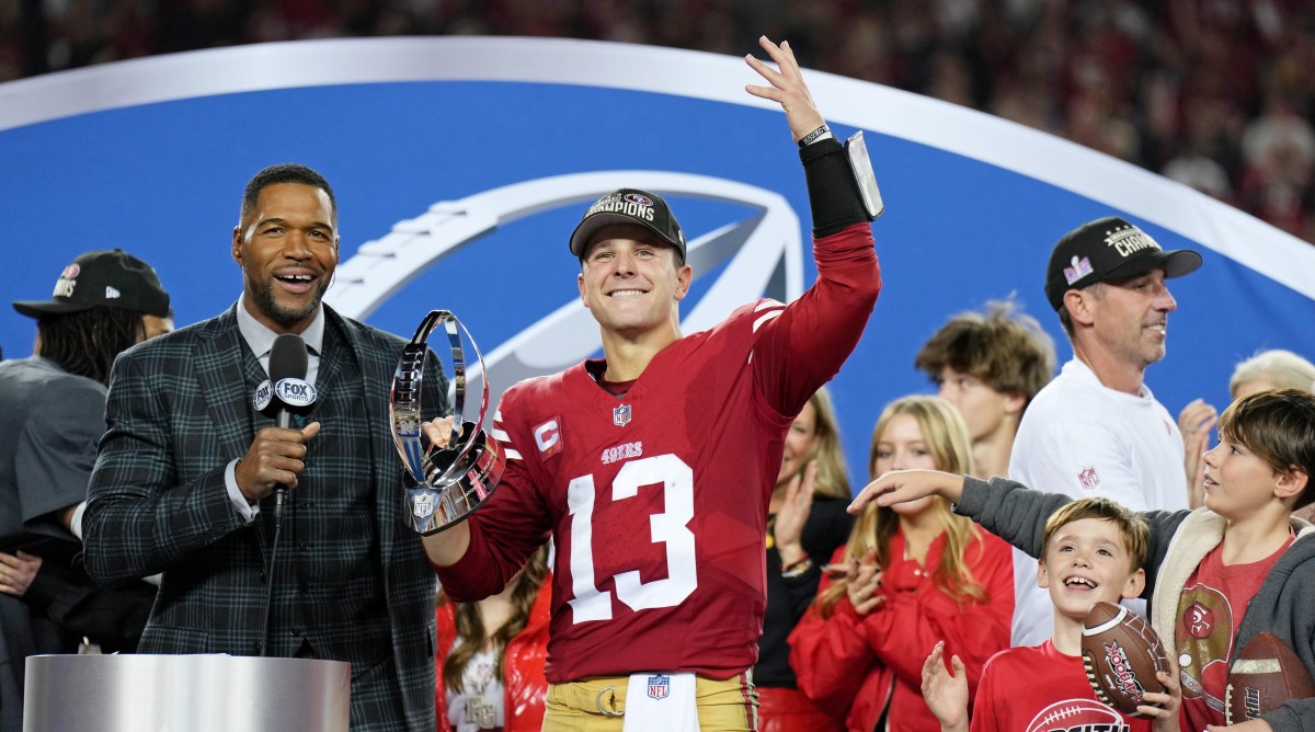 San Francisco 49ers quarterback Brock Purdy