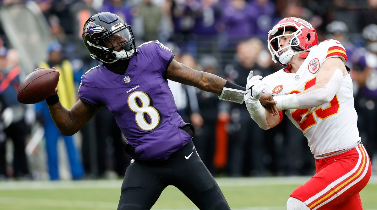 Baltimore Ravens quarterback Lamar Jackson