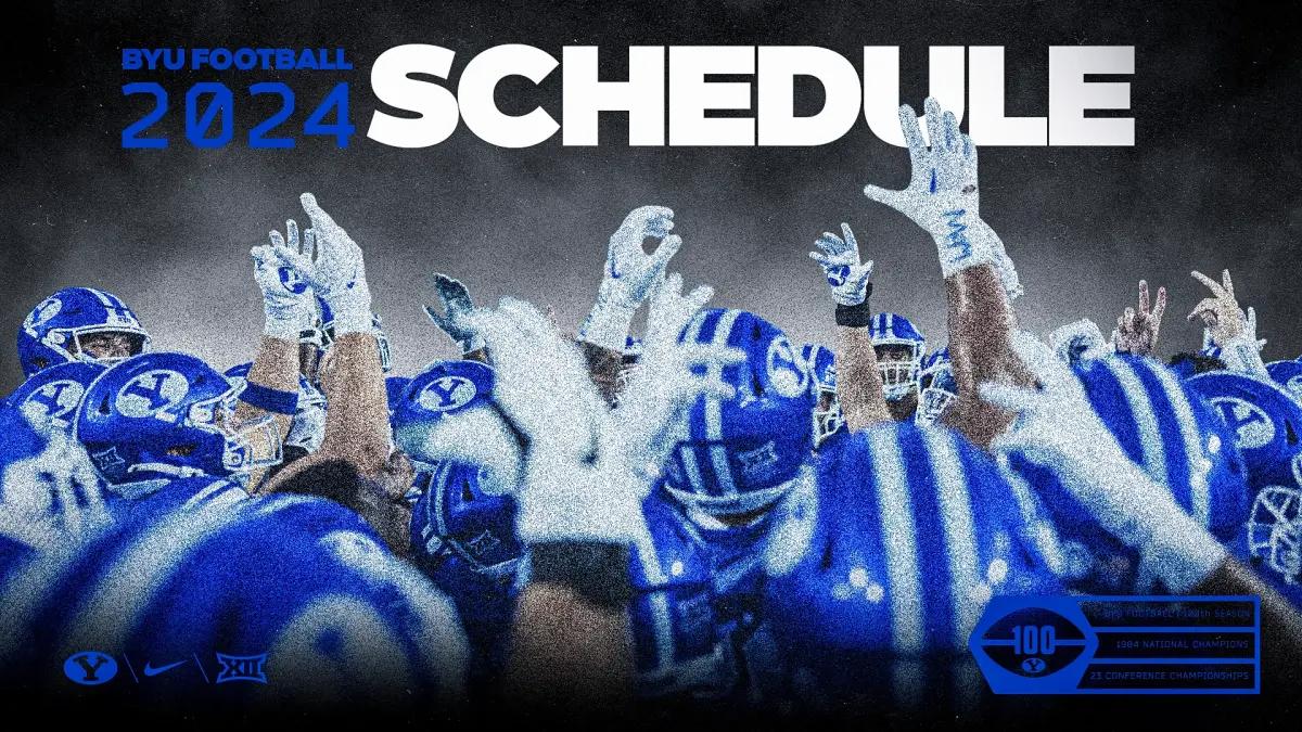 BYU schedule graphic