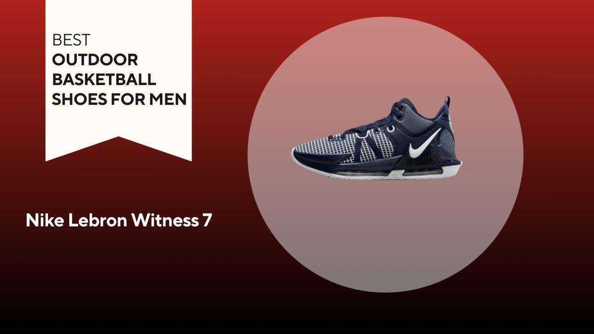 Best outdoor basketball shoes for men- nike lebron witness 7