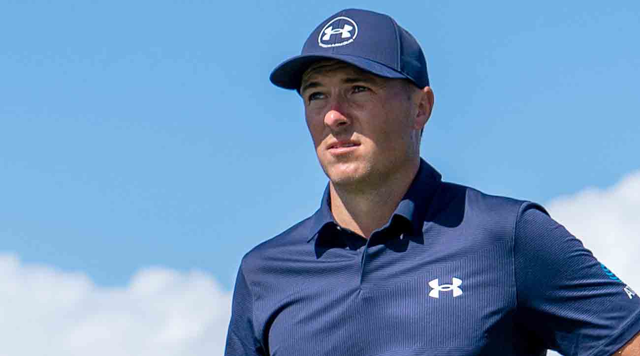 Jordan Spieth is pictured during the 2024 Sentry golf tournament at Kapalua in Maui, Hawaii.