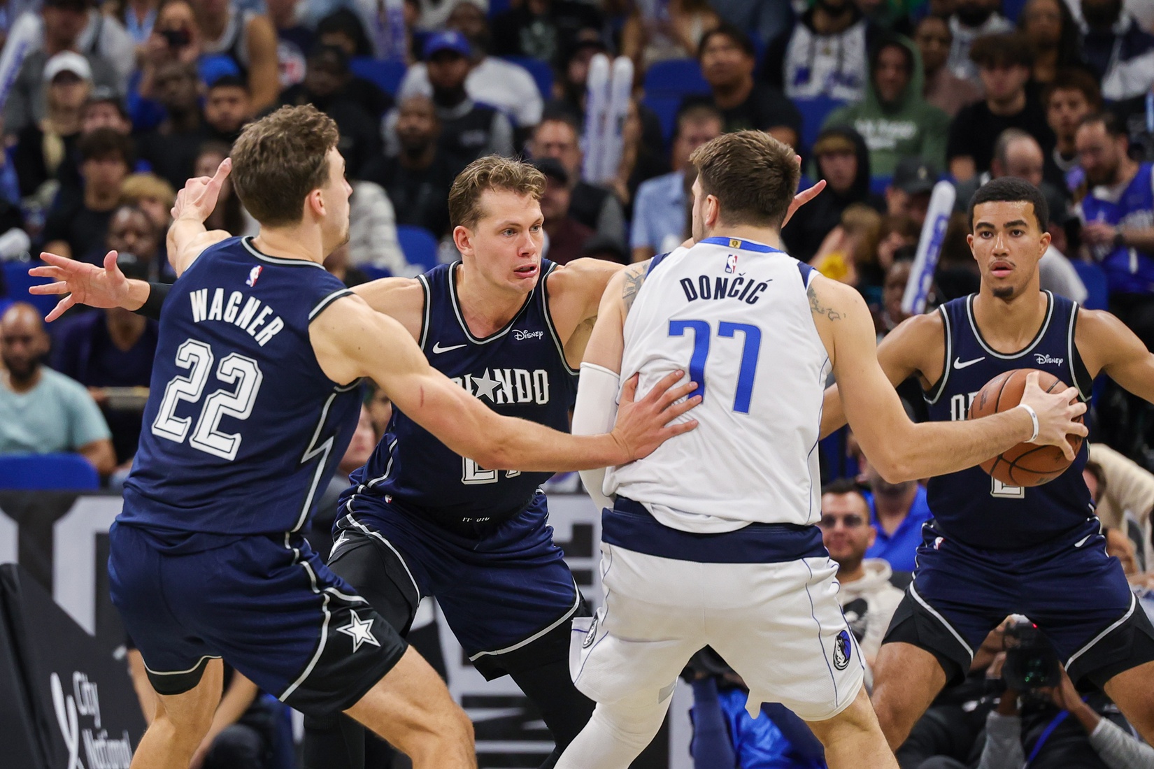 Franz Wagner 1-on-1: Guarding Mavs’ Luka Doncic in NBA & FIBA, Germany’s Success & More