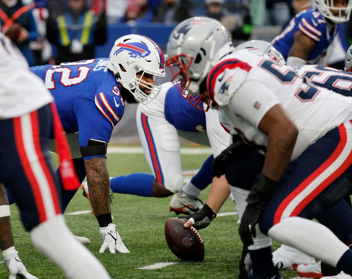 Buffalo Bills defensive tackle DaQuan Jones (92) playing today after being out with an injury