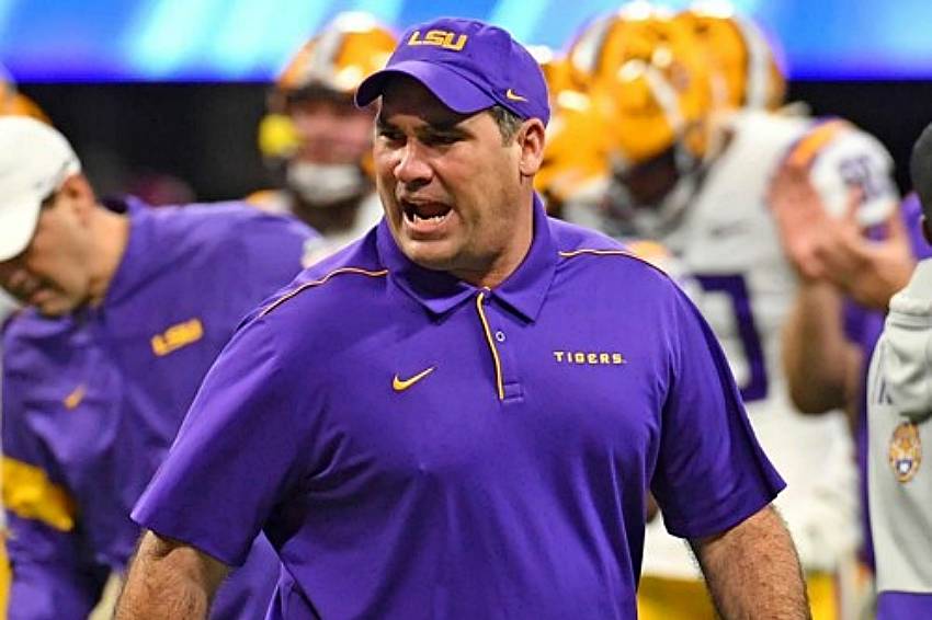 James Cregg as an offensive assistant with LSU. Credit:tigerrag.com 