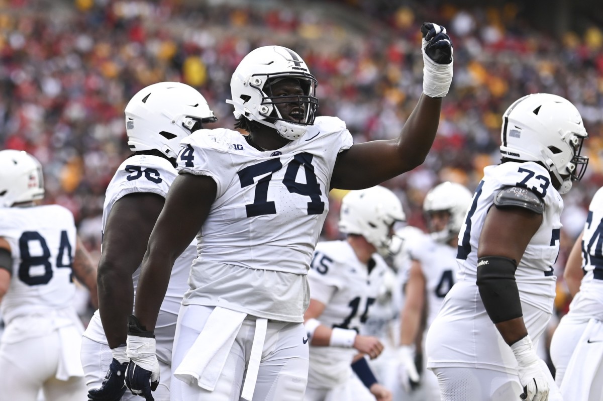 Former Penn State offensive tackle Olumuyiwa Fashanu is another asset the Las Vegas Raiders would benefit from having on their offensive line.