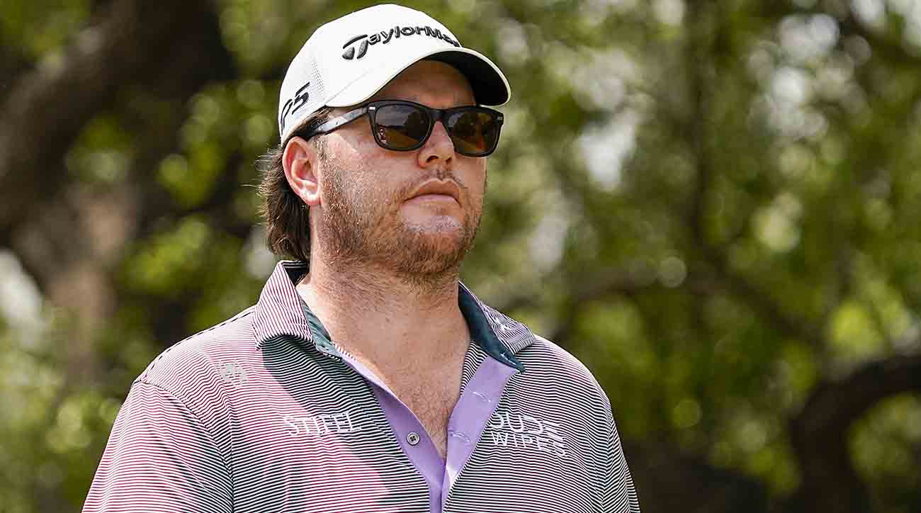 Harry Higgs is pictured during the 2023 Valero Texas Open.