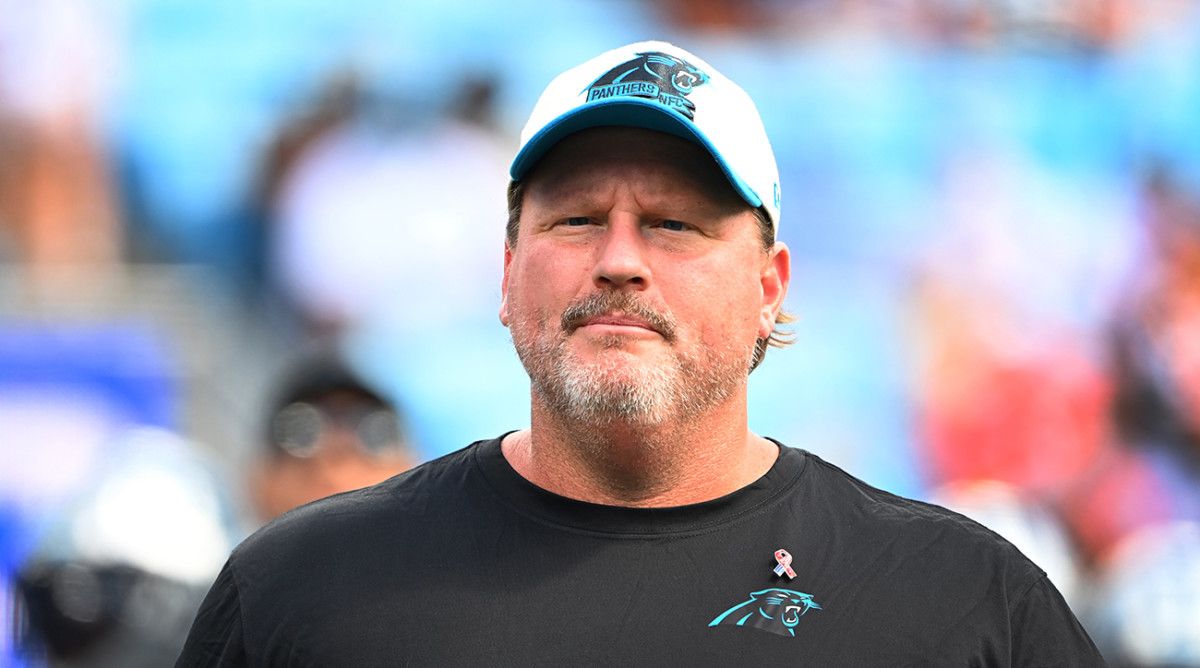 Carolina Panthers offensive coordinator Ben McAdoo before the game at Bank of America Stadium.