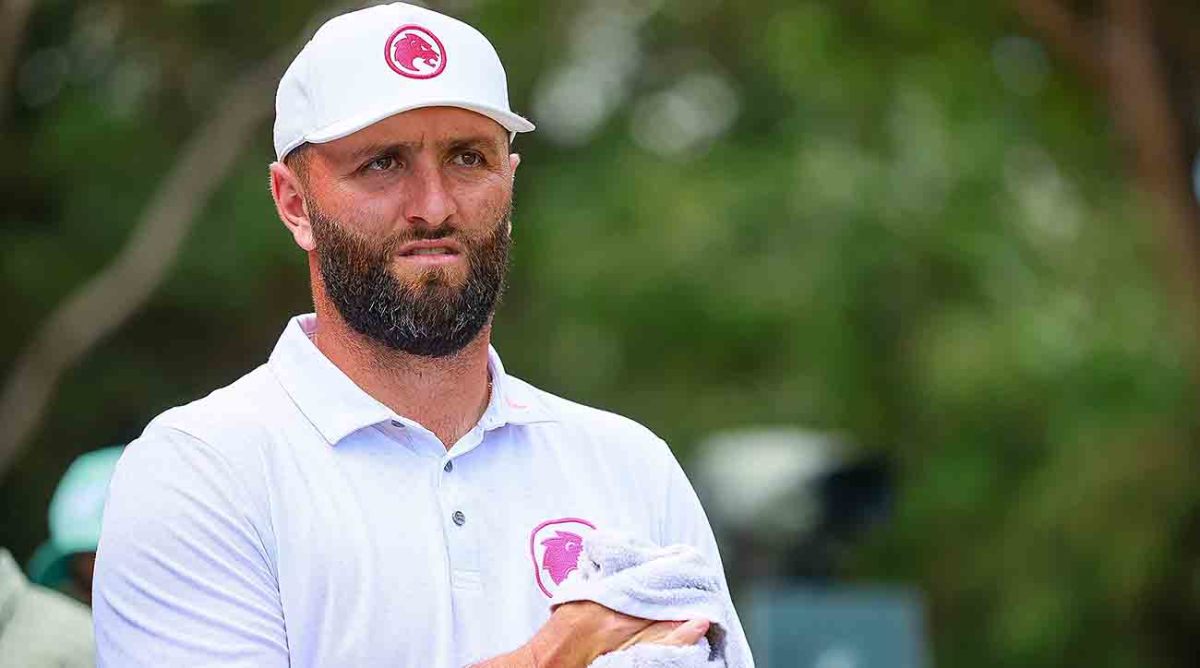 Captain Jon Rahm of Legion XIII is pictured at the 2024 LIV Golf Invitational - Mayakoba at El Camaleon in Playa del Carmen, Mexico.