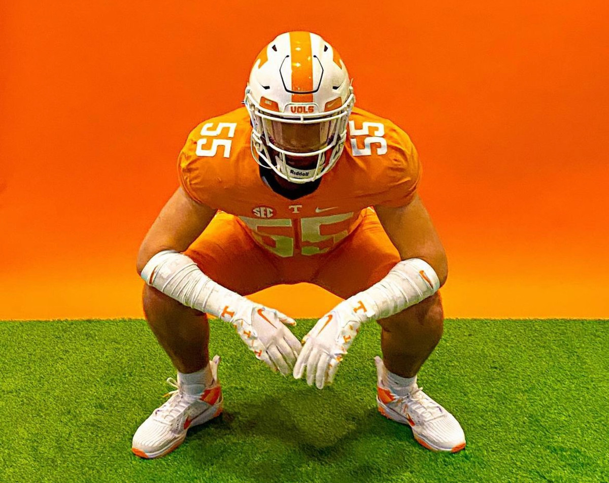 2026 OT Brody Smith during an unofficial visit to Tennessee. (Photo courtesy of Brody Smith)