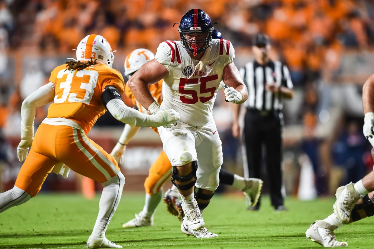 Las Vegas Raiders G/C entered the NFL in 2022 as an undrafted free agent out of Ole Miss.
