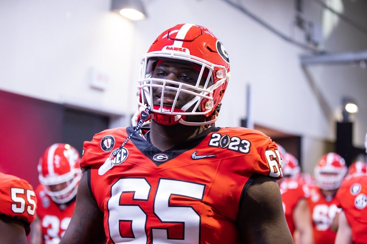 If the Las Vegas Raiders choose to add offensive tackle Amarius Mims in the 2024 NFL Draft, it would be the club's third straight year of drafting a Georgia prospect.