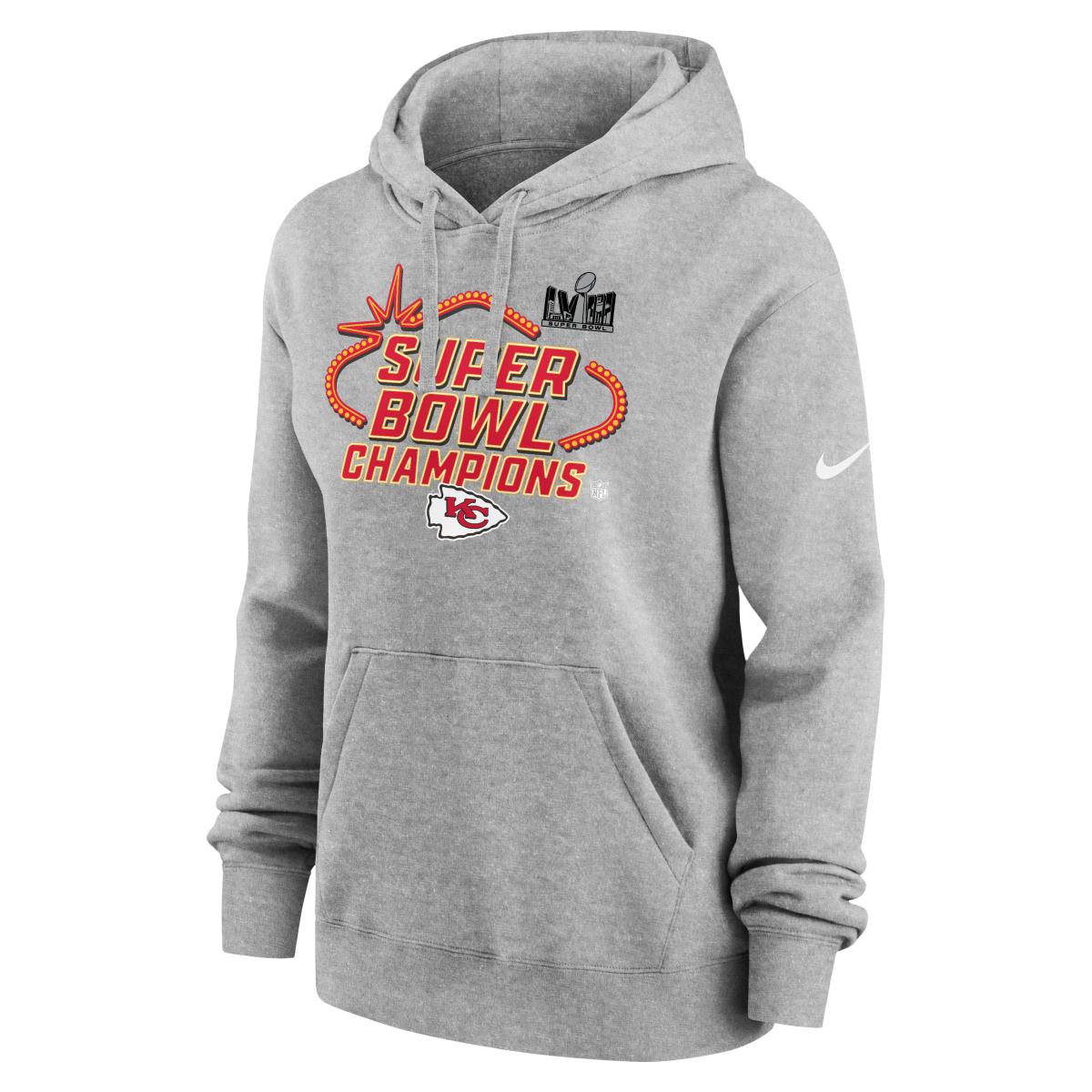 Kansas City Chiefs Locker Room SBLVIII Champions Women's Hoodie
