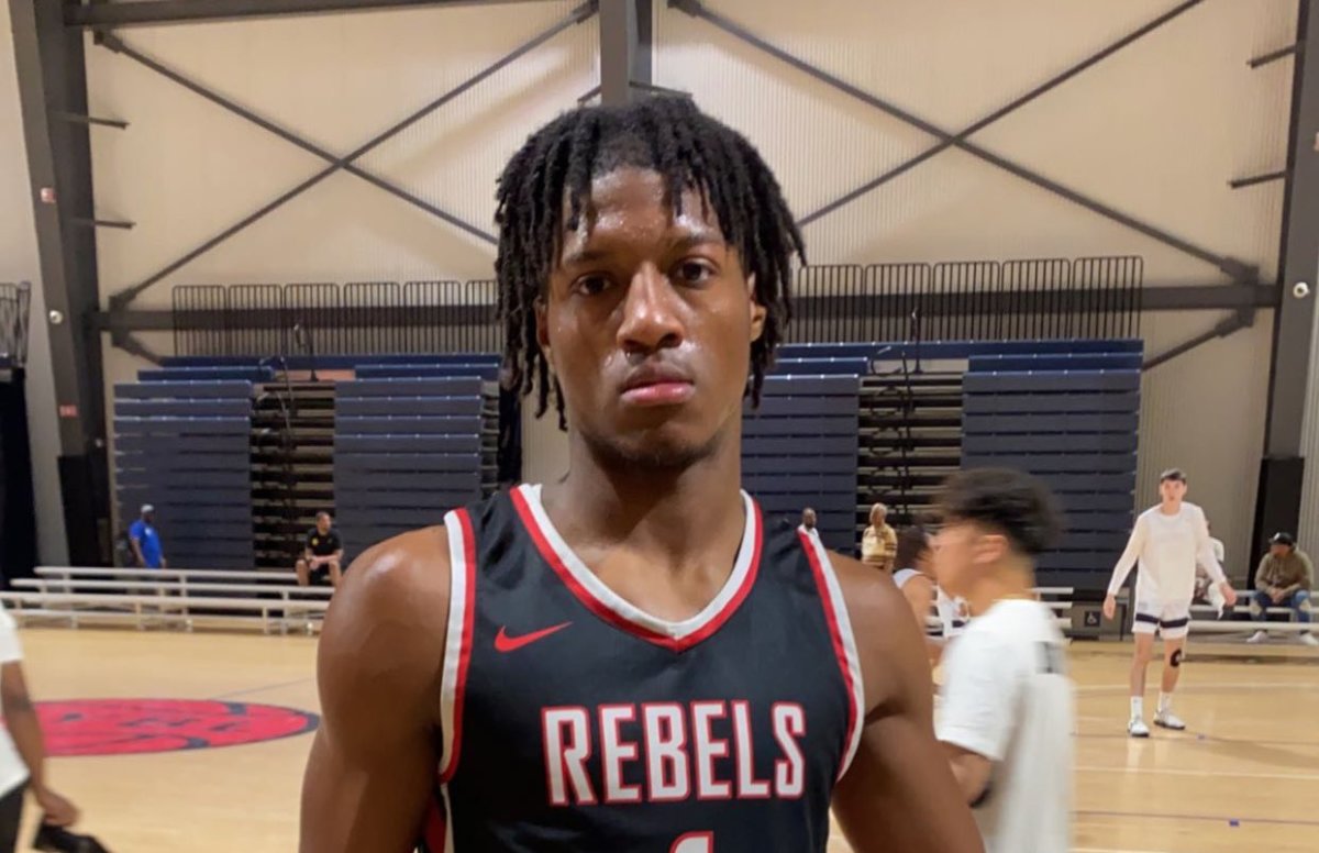 Jamier Jones pictured while playing for the Florida Rebels on the Nike EYBL circuit.