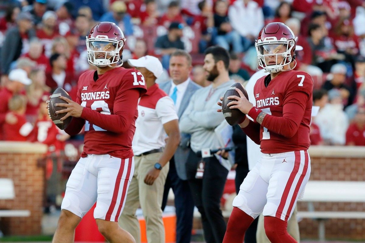Caleb Williams, and Spencer Rattler played together at the University of Oklahoma, and now enter the 2024 NFL Draft together.