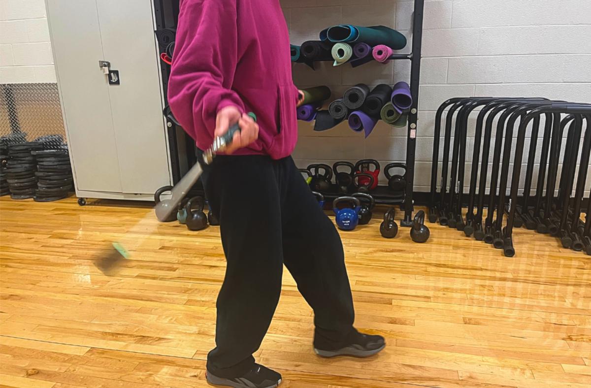 Using a ropeless jump rope like the pictured Crossrope AMP might feel silly at first, but it’s a great way to replicate “real” jump rope cardio exercises in a more size or noise-restricted location.