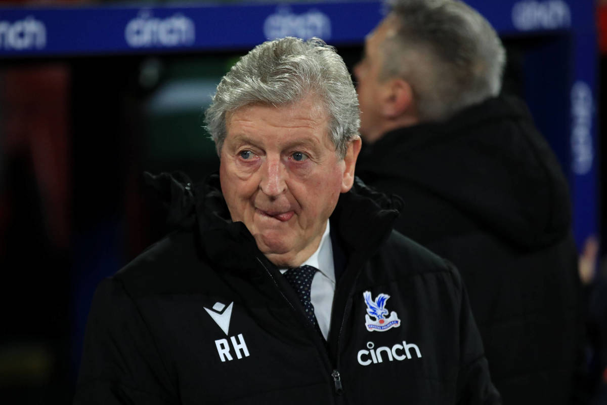 Roy Hodgson pictured in February 2024 moments before he took charge of his 200th game as Crystal Palace manager - a 3-1 home defeat by Chelsea