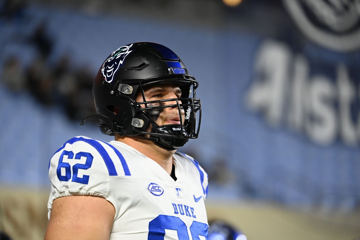 It's always beneficial to have an offensive lineman who can play anywhere on the line; the Las Vegas Raiders would gain such a prospect if they draft Duke's Graham Barton.