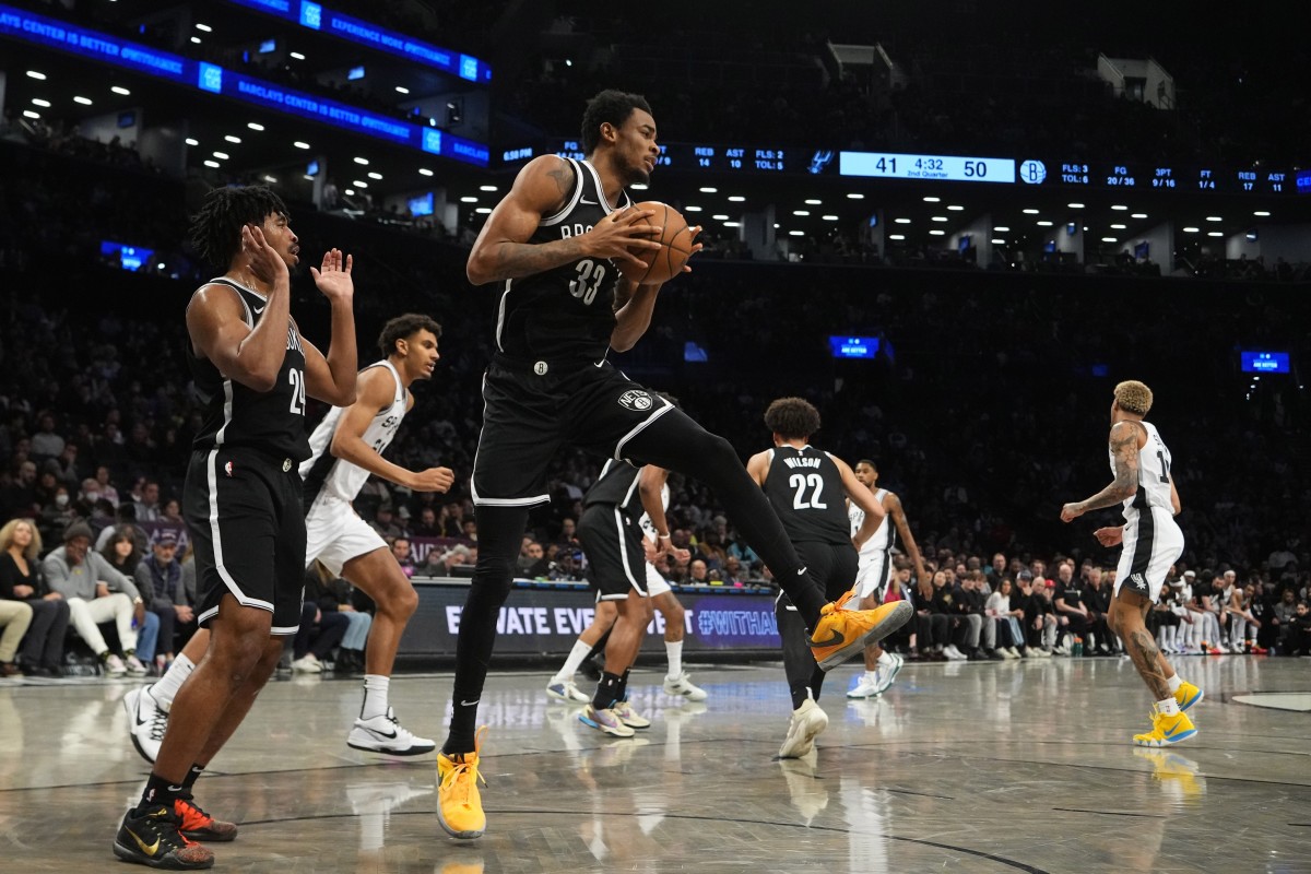 Brooklyn Nets center Nic Claxton 
