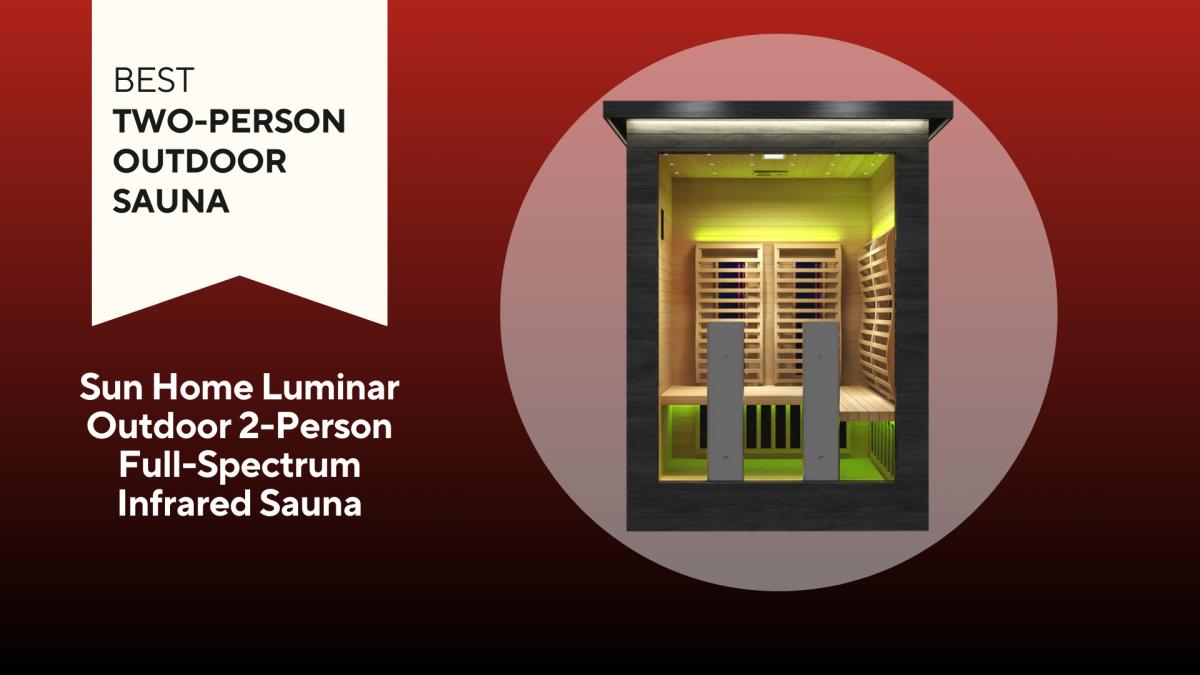 Sun Home Luminar Outdoor 2-Person Full-Spectrum Infrared Sauna