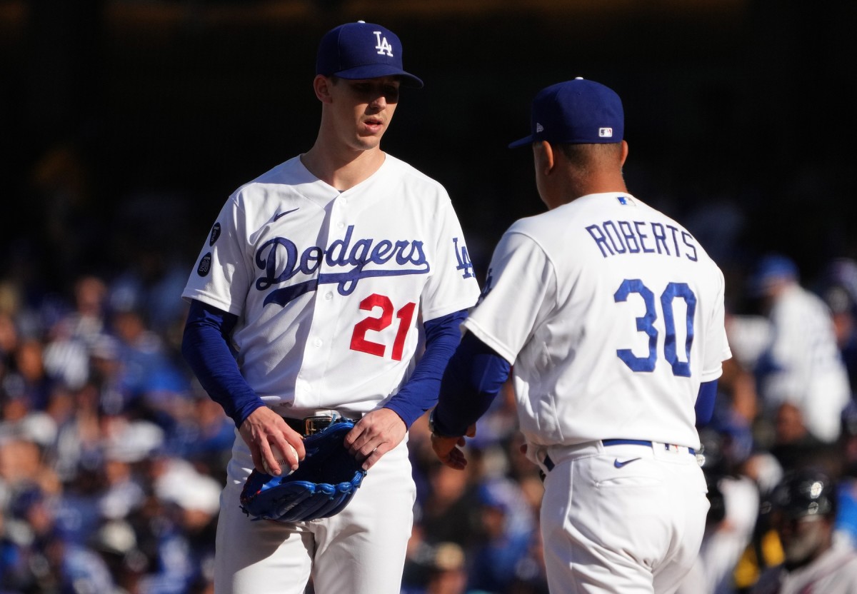 Los Angeles Dodgers Pitching Coach Mark Prior Offers Update on Pitcher