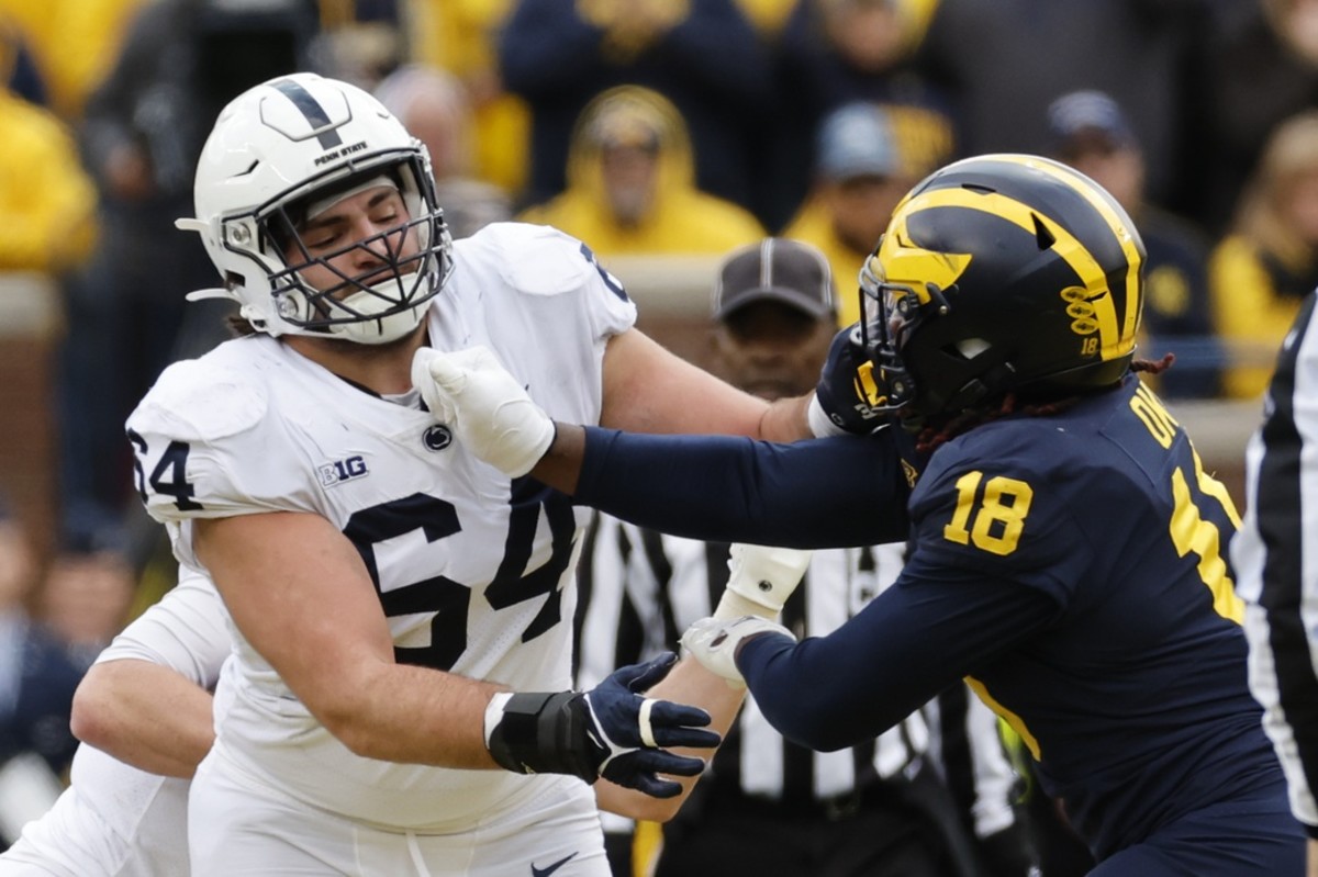 A prospect like center Hunter Nourzad of Penn State would help pad the Las Vegas Raiders' depth at not just the center position, but on the interior O-line in general.
