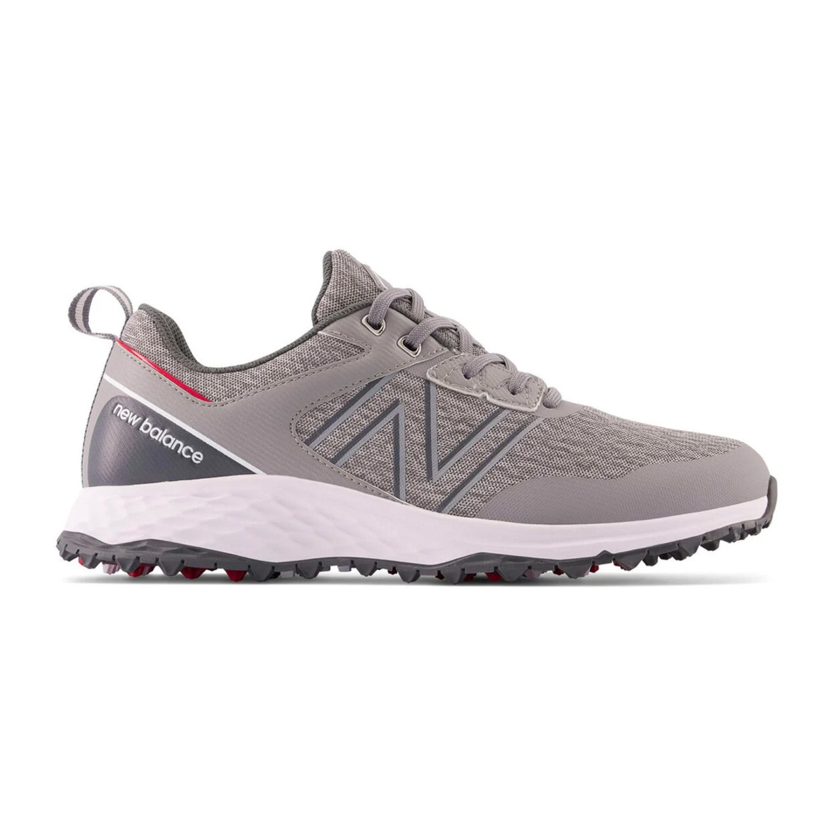 the new balance fresh foam contend sl golf shoes, seen here in charcoal, are on sale at pga tour super store