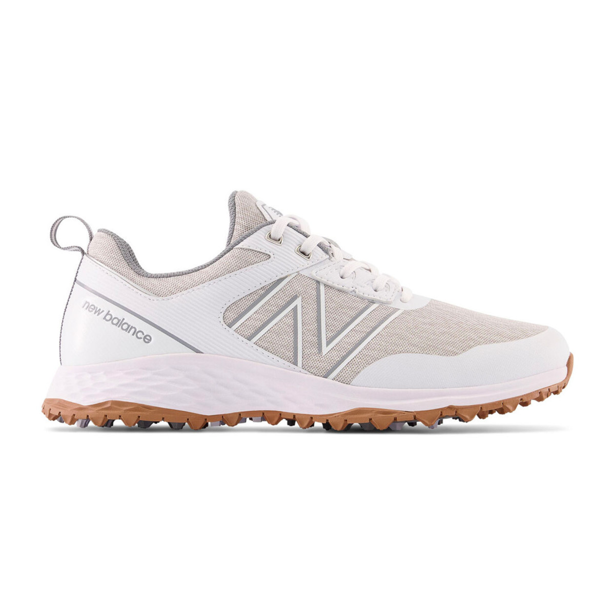 the new balance fresh foam contend sl golf shoes, seen here in white, are on sale at pga tour superstore