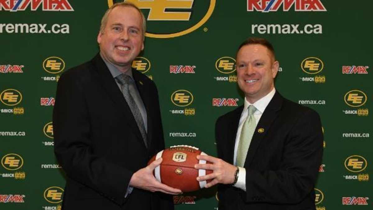 Brock Sunderland (right), a former scout and CFL GM, looks for how quarterbacks deal with adversity when scouting.