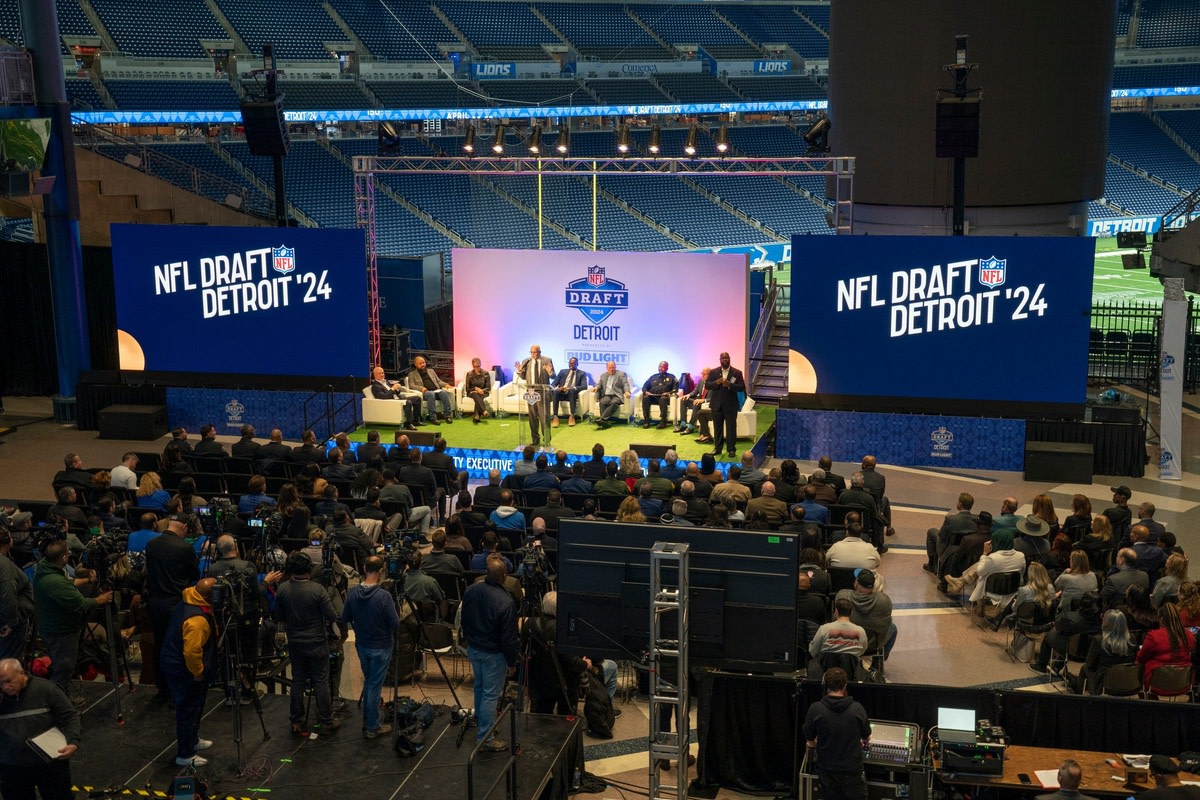 The 2024 NFL Draft will be held in Detroit, Mich.