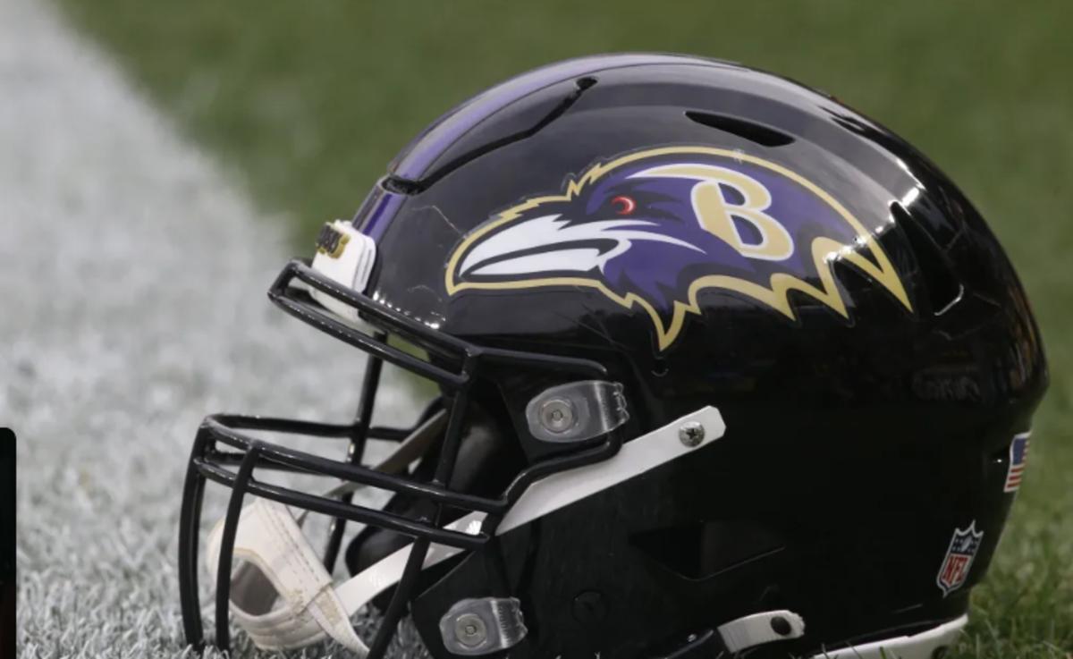 Baltimore Ravens helmet.