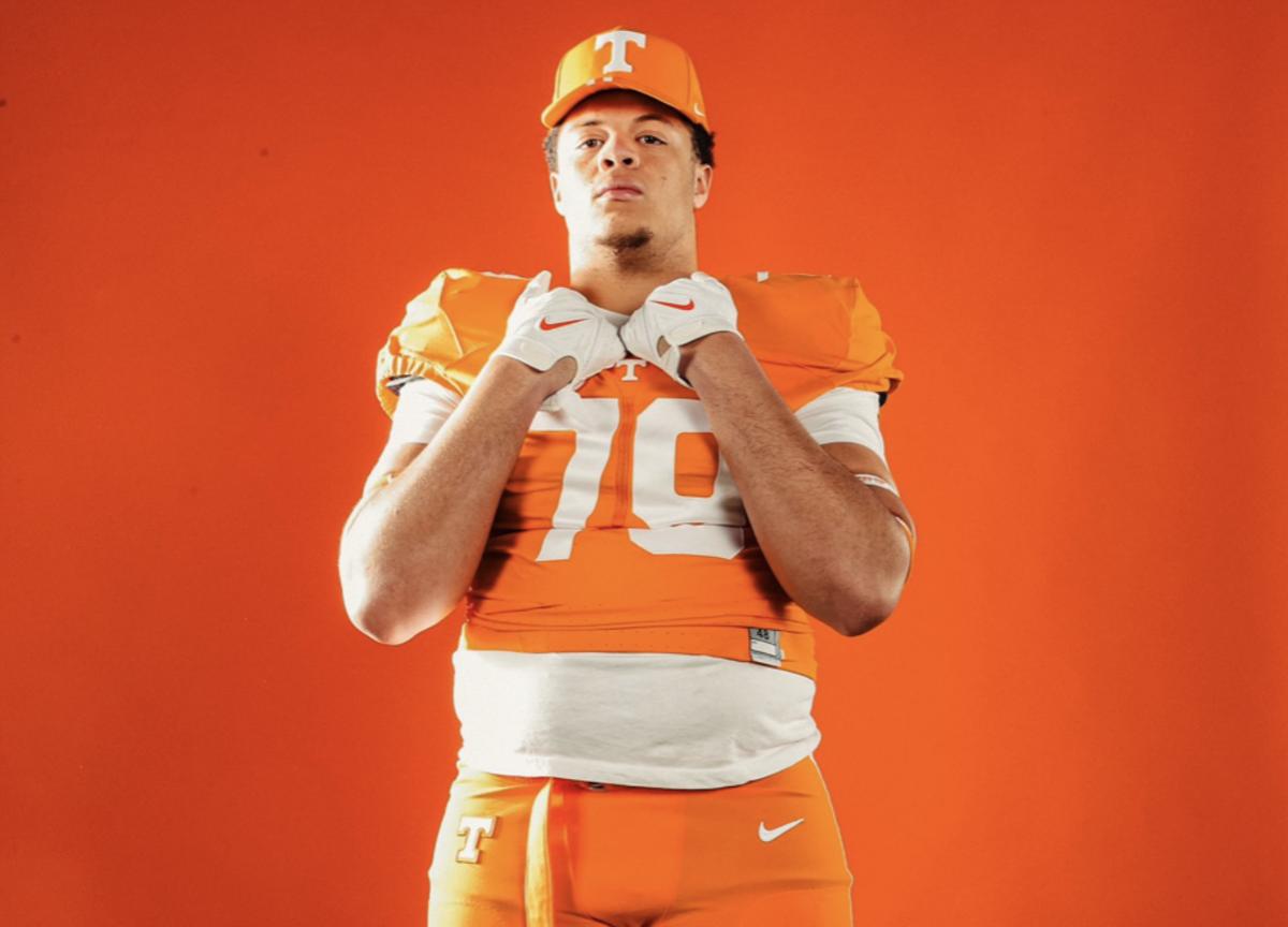 2025 4-star OT Jaelyne Matthew during an unofficial visit to Tennessee. (Photo courtesy of Jaelyne Matthews)