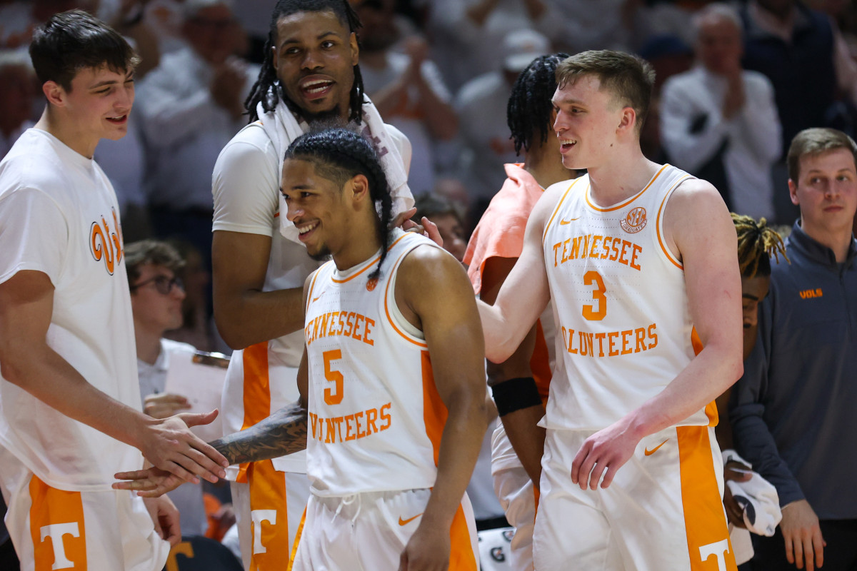 Tennessee Volunteers PG Zakai Zeigler during the win over Texas A&M. (Photo by Randy Sartin of USA Today Sports)