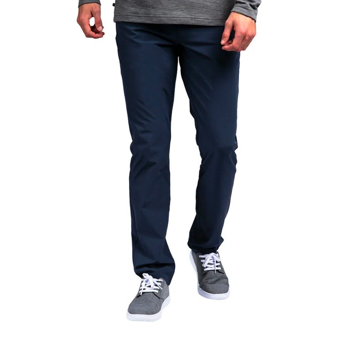 the travismathew right on time lightweight pants, seen here in navy, are on sale at PGA Tour Superstore
