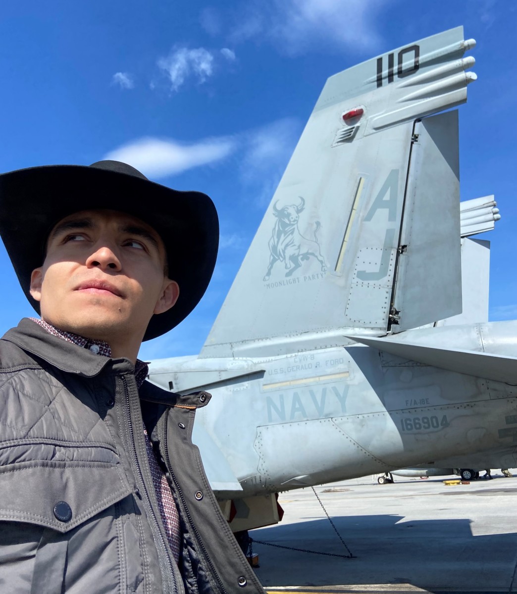 Andrew Alvidrez at Naval Air Station (NAS) Oceana.