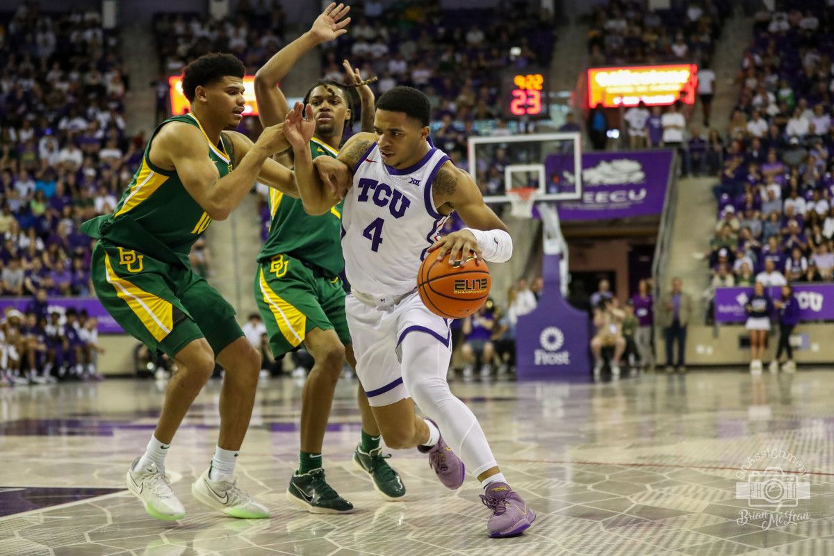 TCU's Jameer Nelson Jr. in the game against Baylor.
