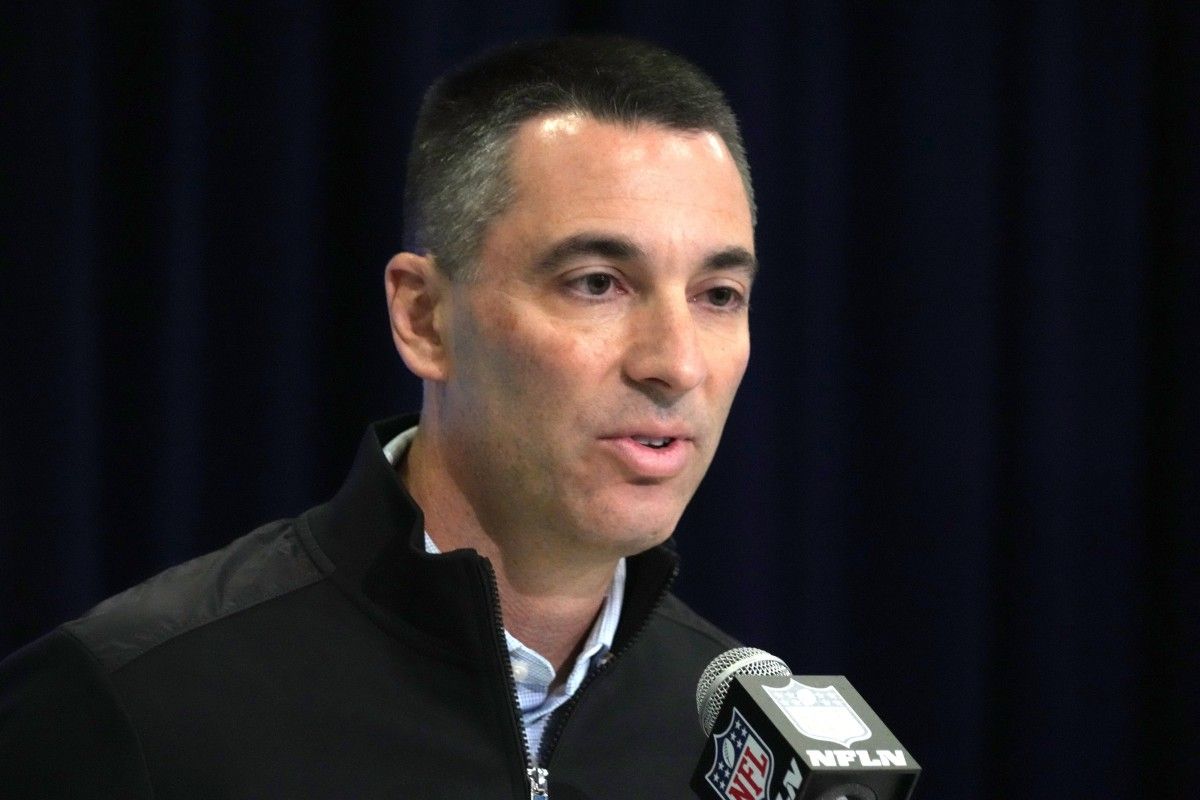 Las Vegas Raiders General Manager Tom Telesco looks for leadership and toughness in a quarterback.