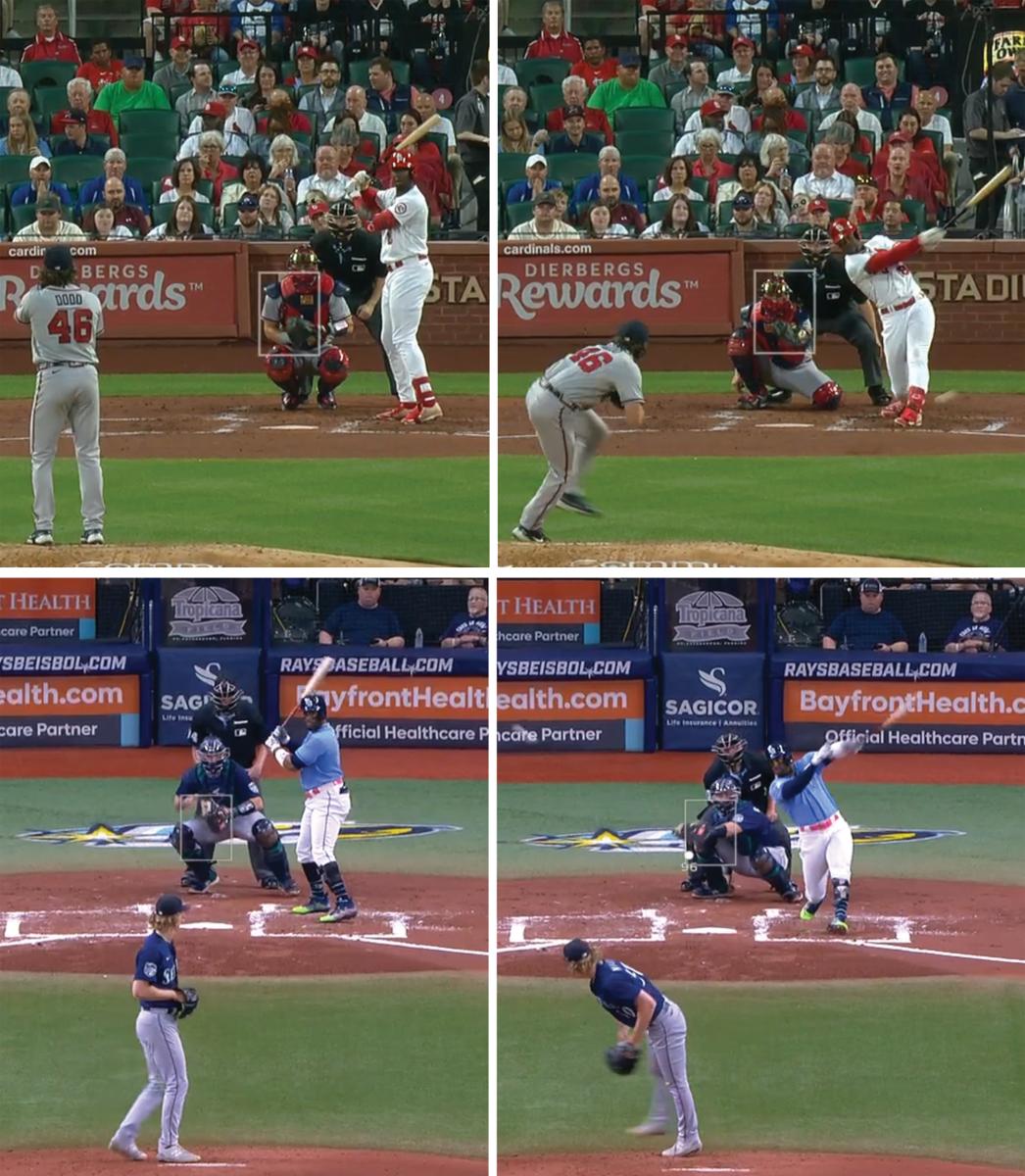 Jordan Walker and Yandy Díaz swing comparison