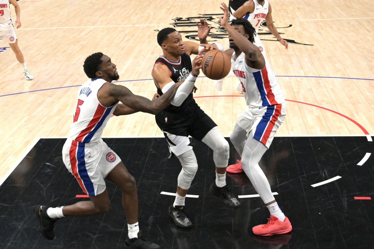 Pistons guard Shake Milton will hit the free agency market.