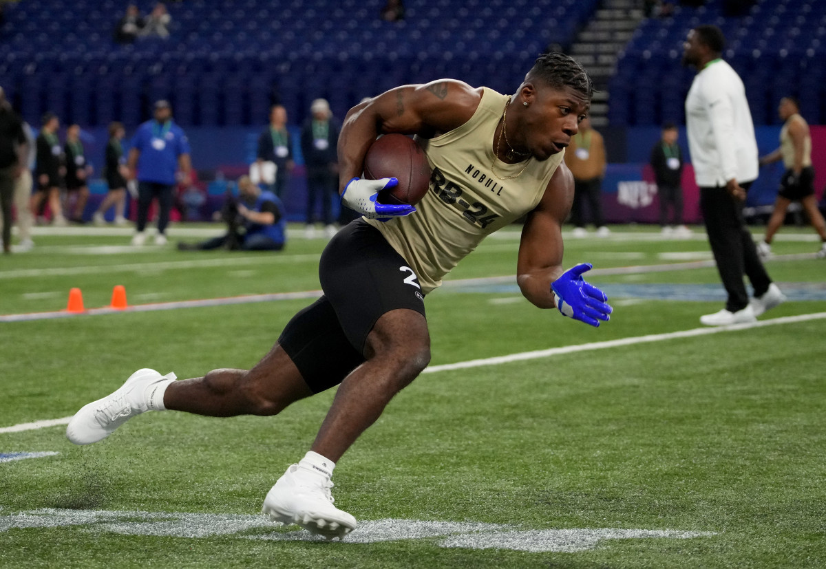 2024 NFL Scouting Combine Results: Monmouth RB Jaden Shirden - Sports Illustrated FCS Football News, Analysis and More